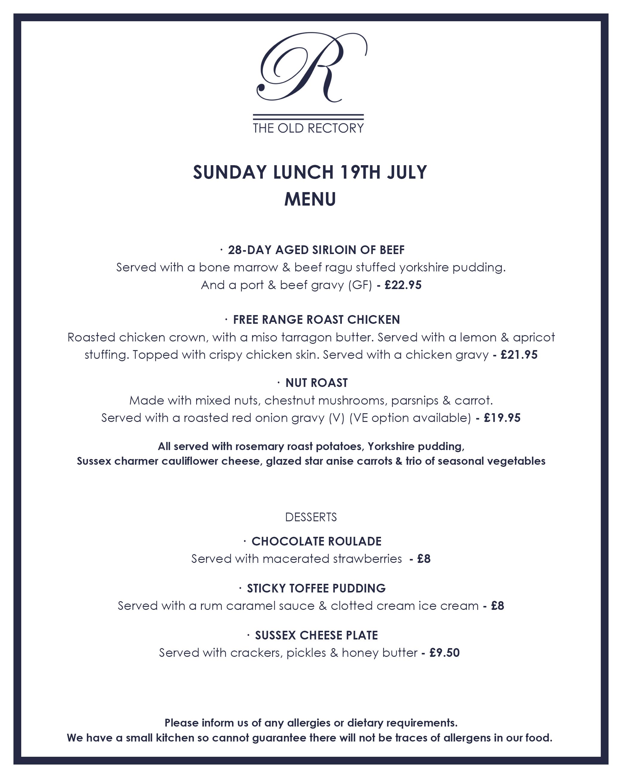 Sunday Lunch Gallery Photo